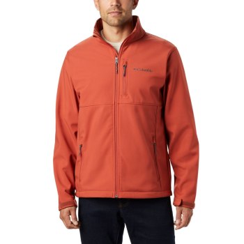 Columbia Ascender Softshell Tall, Chamarras Rojos Para Hombre | 817530-ATH